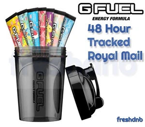 G FUEL Blacked Out Starter Kit Shaker Cup 6 Sachets Genuine UK GFUEL Seller - Picture 1 of 4