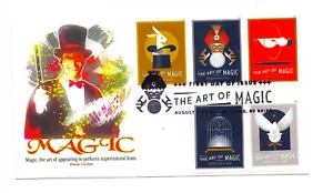 5301-05 Art of Magic, en uno Panda Cachets, cancelación pictórica, FDC - Imagen 1 de 1