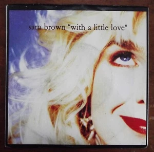 SAM BROWN / WITH A LITTLE LOVE 1990 A&M RECORDS - Picture 1 of 1