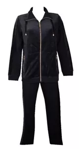 Women's DYNAMIC F.LLI CAMPAGNOLO chenille and sweatshirt open front jacket with c - Picture 1 of 6