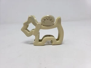 Agatha Paris Resin Dog Hair Butterfly Clip Cream Large 3" x 2" missing tooth - Picture 1 of 7