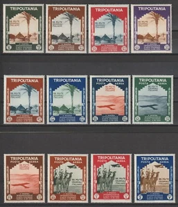 LIBYA/TRIPOLITANIA 1934 SG 204/214 MNH - Picture 1 of 2