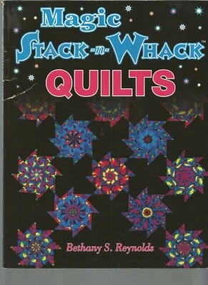 Magic Stack n Whack Quilts Patterns Pinwheel Morning Star Hexagon E64 - Image 1 of 4