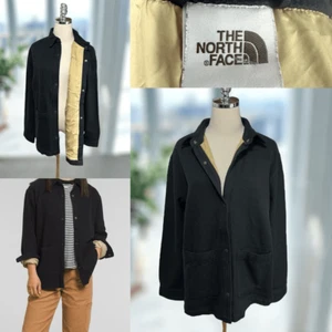 The North Face Valley Twill Utility Button Down Flannel Jacket Coat Parka Size L - Picture 1 of 12
