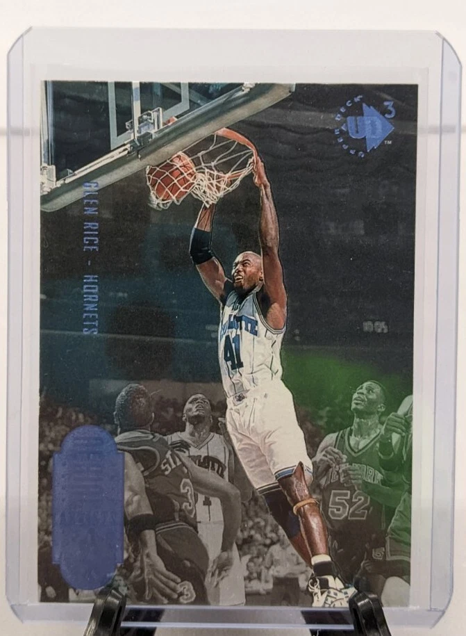 1996-97 Upper Deck UD3 Aerial Artists #55 Charlotte Hornets - Glen Rice 💎💎 💎 - Image 1 of 2