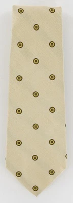 Luigi Borrelli Cream Silk Tie - Image 1 of 4