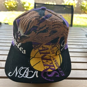 Los Angeles Lakers 90s Eagles Aguila NBA Lana Coreana Snapback Gorra Gorra Rara - Imagen 1 de 13