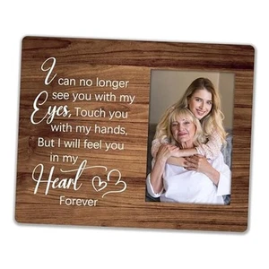Memorial Picture Frame Fits 4x6 Photo, Forever In My Heart, In Remembrance - Picture 1 of 7