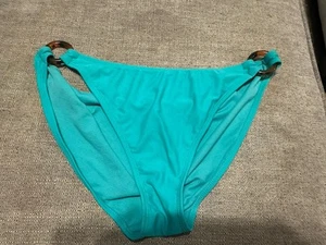 No Boundaries juniors womens XL (15-17) green bikini bottoms swim wear NOBO - Picture 1 of 6