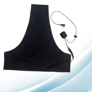 USB elektrisch beheizte Weste Heizkissen waschbar 3 Gang Temperaturregelung - Bild 1 von 11