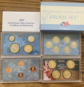 2009 S United States Mint Proof Set 18 Coin Set W/ COA And Box - Picture 1 of 1