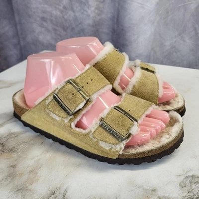 Sandalias Birkenstock Arizona de gamuza de oveja talla 39 tostadas Foto 1 de 4