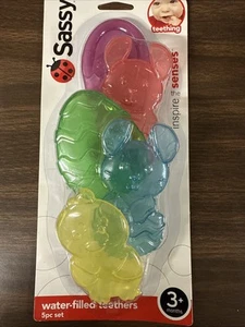 Sassy Easter Water Filled Teethers Five Piece Set New - Picture 1 of 3