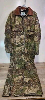 Vintage Liberty Real Tree Camouflage Coveralls Mens XL Tall 46-48 Quilt Lined - Image 1 of 4