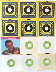 Lot of 140 Sleeved 45s from Record Collection - Box #74 - 50s & 60s Teen Idols 3 - Picture 1 of 13
