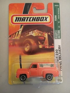 MATCHBOX - FORD F100 PANEL DELIVERY - FARMERS MARKET - READY FOR ACTION #64 - ON CARD - Bild 1 von 3
