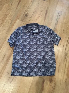 Black Clover Live Lucky Golf Polo Size XXL All Over Print Performance - Picture 1 of 5
