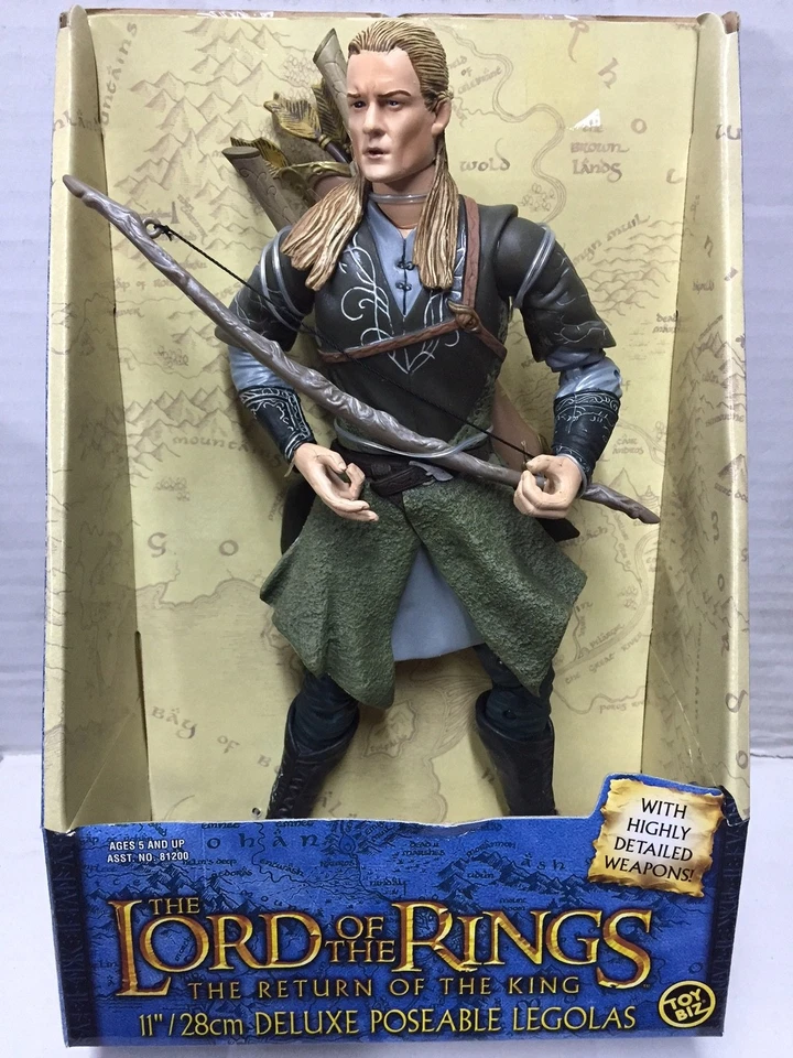 Toybiz Signore degli Anelli Lord of the Rings LEGOLAS 27 cm Figure MIB, 2004 - Immagine 1 di 1