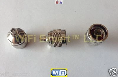 1 x N type Male to MCX Female Straight RF Connector Adapter Ships from USA - Image 1 of 4