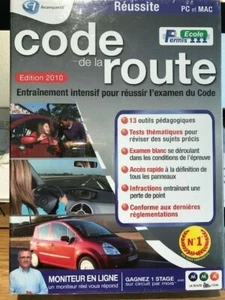 CODE LA ROUTE 2010 - PC & MAC - DVD-ROM/LIVRE CODE/LIVRE EXAMEN/CODE MP3 - NEUF - Photo 1/1