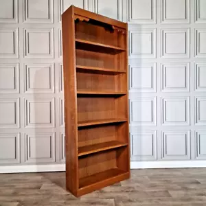 Estantería/estantería de madera antigua reproducción alta de 6 niveles - Imagen 1 de 24