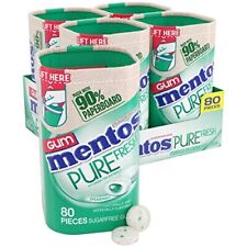 Mentos Pure Fresh Sugar- Chewing Gum with Xylitol Spearmint in a recyclab...