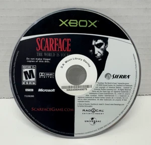 Scarface: The World is Yours (Microsoft Xbox, 2006) solo disco testato-spedizione veloce - Foto 1 di 2