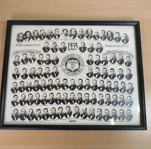 1953 Southern College of Optometry Memphis Tennessee Klasse Bild Absolventen - Bild 1 von 7