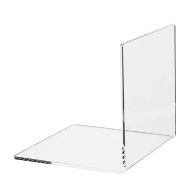 2 Stück Buchstütze / Buchständer / Buchaufsteller 150x150x150m aus Acrylglas - Bild 1 von 2