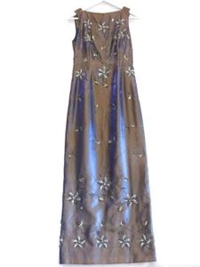 Vivienne Tam chinesisches Kleid ärmellos Einteiler Blumenmotiv Größe 1 gebraucht zerrissen - Bild 1 von 8