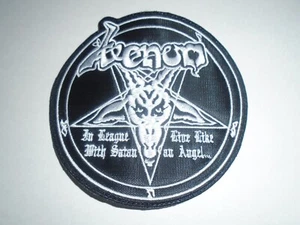 VENOM IN LEAGUE WITH SATAN EMBROIDERED PATCH - Picture 1 of 1