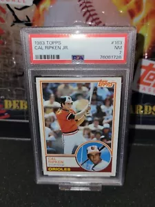 1983 TOPPS #163 CAL RIPKEN JR. PSA 7 BALTIMORE ORIOLES, HOF, 2ND YEAR - Picture 1 of 2