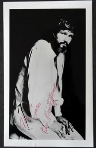 Kris Kristofferson foto originale firmata a mano - Foto 1 di 2