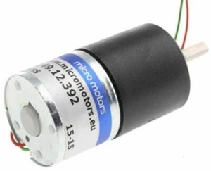 1 x Micromotors  12 V dc  20 Ncm  Brushed DC Geared Motor  Output Speed 5 rpm - Picture 1 of 1