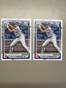 2024 Bowman Paper Prospects #BP-79 George Lombard Jr. 1st NY Yankees 2 Card Lot - Picture 1 of 2