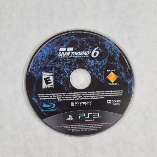 MINT DISC! Gran Turismo 6 PS3 (Sony PlayStation 3, 2013) Case & Disc  Game Tested 711719208280