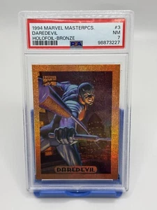 1994 MARVEL MASTERPIECES BRONZE HOLOFOIL #3 DAREDEVIL PSA 7 NM - Picture 1 of 2