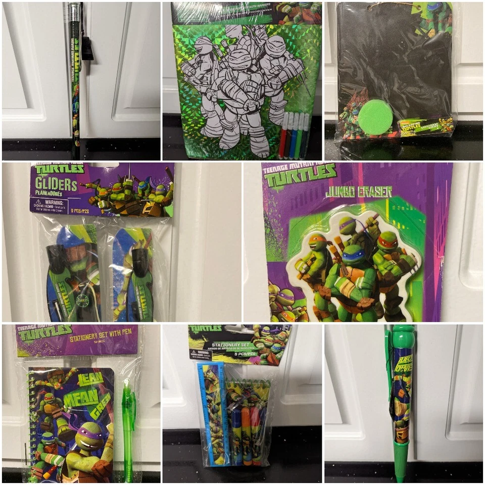 Teenage Mutant Ninja Turtles Party Favors & Toys Stationary Supplies Birthday - Image 1 of 1
