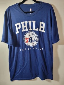 Philadelphia 76ers NBA Mens Performance T-Shirt XL - Picture 1 of 7