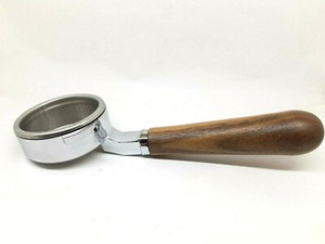 GAGGIA Classic Bottomless Naked Portafilter Walnut Handle 21g Basket Espresso