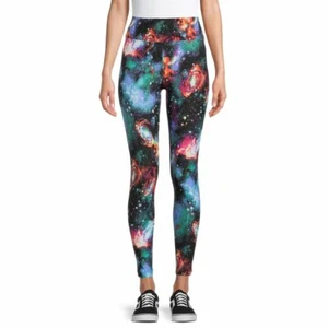 No Boundaries Juniors' Sueded Leggings Black Galaxy 3XL (21) NWT - Picture 1 of 3