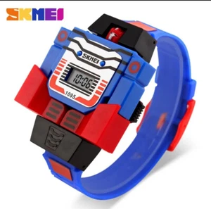 orologio bambino SKMEI transformers watch digitale robot kid reloj montre uhr - Imagen 1 de 15