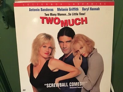 Two Much Laserdisc Ltr Box Edition Antonio Banderas Melanie Griffith - Bild 1 von 2