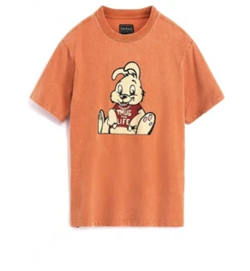 GUESS x Brandalised Junior Boy's Thug Bunny Tee Copper Cup ( 8 ) - Picture 1 of 4