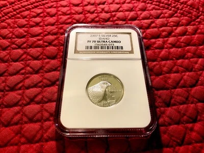 2007-S Idaho Silver Statehood Quarter NGC PF 70 ULTRA CAMEO - Image 1 of 2
