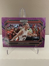 2023 Panini Prizm Draft Picks Stephen Curry Purple Wave Variation SP