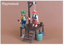 HORCA OESTE WESTERN GALGEN POTENCE DIORAMAS CUSTOM PLAYMOBIL FIGURAS NO INCLUIDA