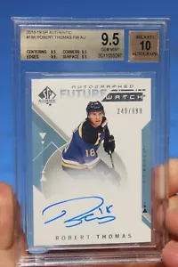 Reloj Robert Thomas UD SP 2018-19 Future FWA BGS 9,5 High Subs automático 10 Rookie RC - Imagen 1 de 2