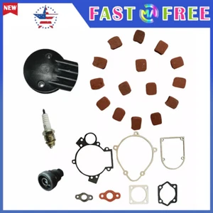 Filtro de aire y extractor de embrague y bujía apto para bicicleta motorizada 49cc 66cc 80cc 2 tiempos - Imagen 1 de 7