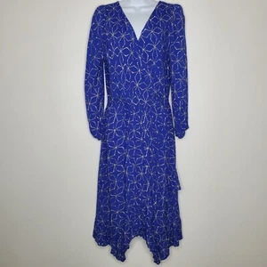 Plenty By Tracy Reese Anthropologie Womens Aleah Dress Size M Crossover Midi NWT - Picture 1 of 9